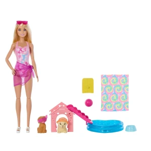 Set de joacă barbie "petrecere la piscină cu cățeluși" Thumbnail 3