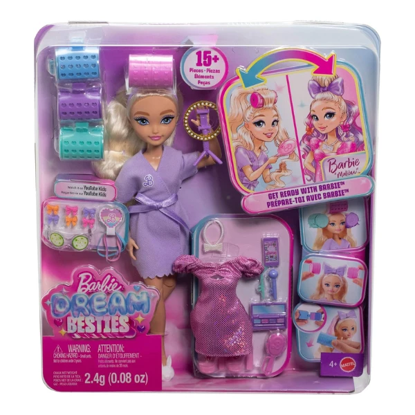 Păpușa barbie dream besties, "pregătiri cu barbie - malibu" 3