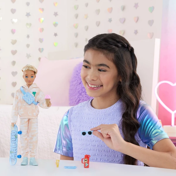 Păpușa barbie dream besties "ken" cu accesorii 7