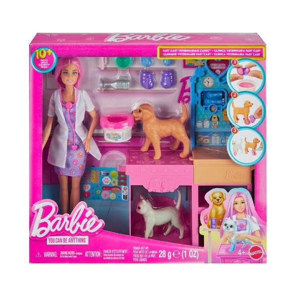 Set de joacă barbie "clinica veterinară" 3
