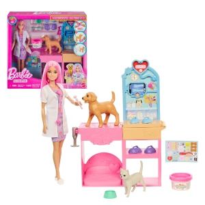 Set de joacă barbie "clinica veterinară" Thumbnail 2