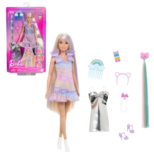 Păpușa barbie "fun &amp; fancy" cu accesorii pentru coafat