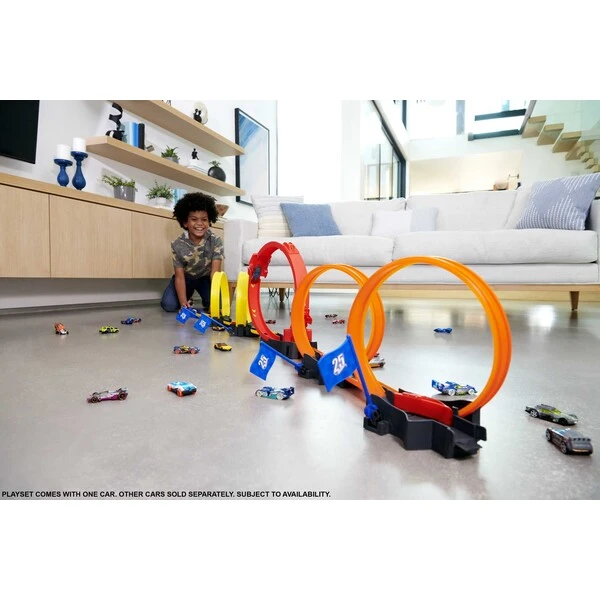 Hot wheels pistă "cursă cu mai multe circuite" 8