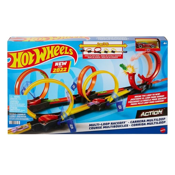 Hot wheels pistă "cursă cu mai multe circuite" 2