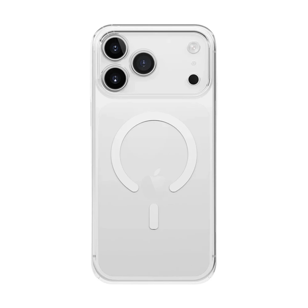 Uniq чехол для iphone 17 pro max (2025) 6.9 hybrid magclick airsuit, глянцевый прозрачный 2