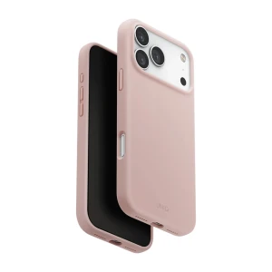 Uniq чехол для iphone 17 pro (2025) 6.3 hybrid magclick lino, розовый blush