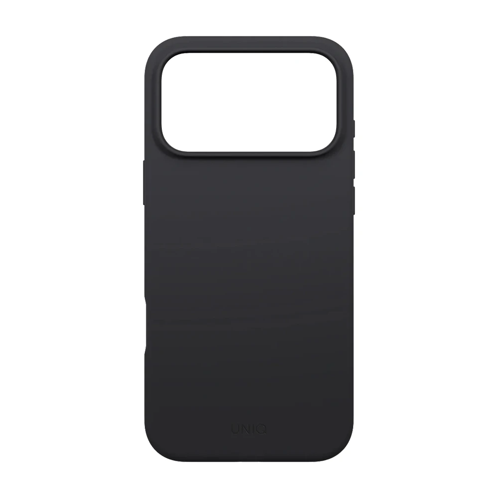 Uniq case for iphone 17 pro (2025) 6.3 hybrid magclick lino, charcoal grey 3
