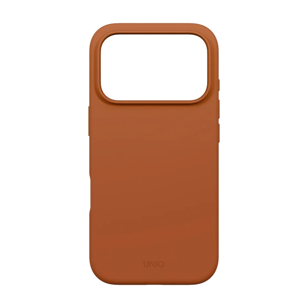 Uniq case for iphone 17 pro (2025) 6.3 hybrid magclick lino, sunset orange 3