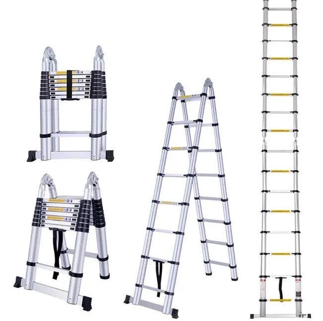 Лестница двойная телескопическая technoworker 6x2 2