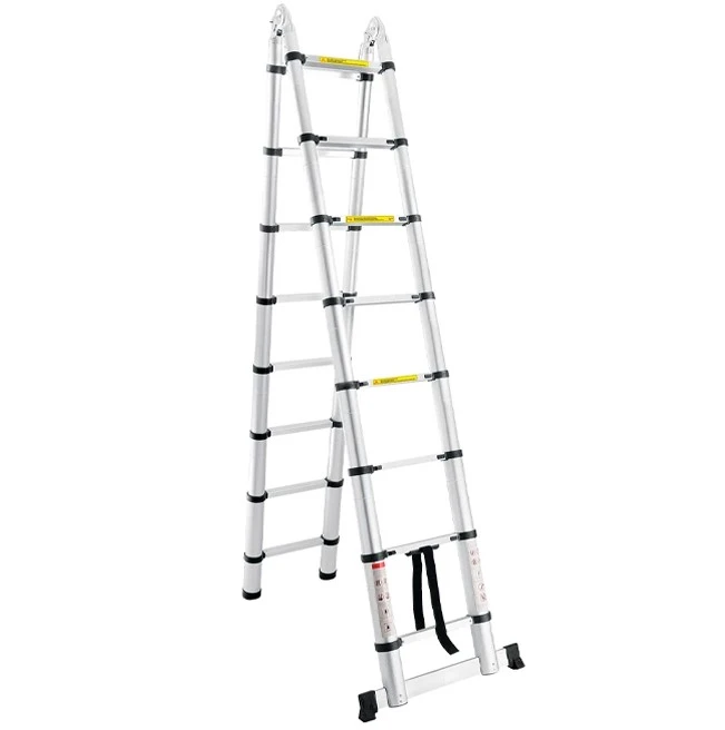 Лестница двойная телескопическая technoworker 6x2 4