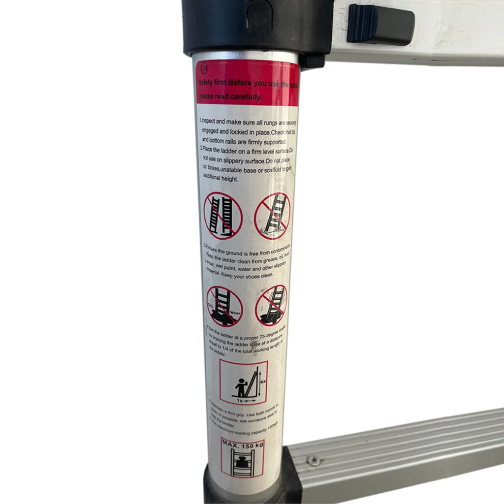 Лестница телескопическая technoworker 7 ступеней 10