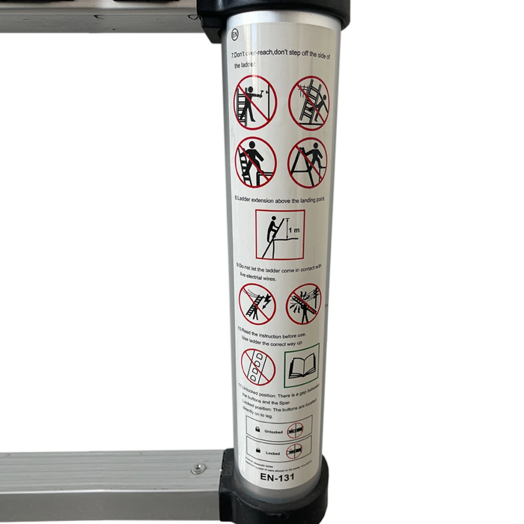 Scara telescopica technoworker 9 trepte 11