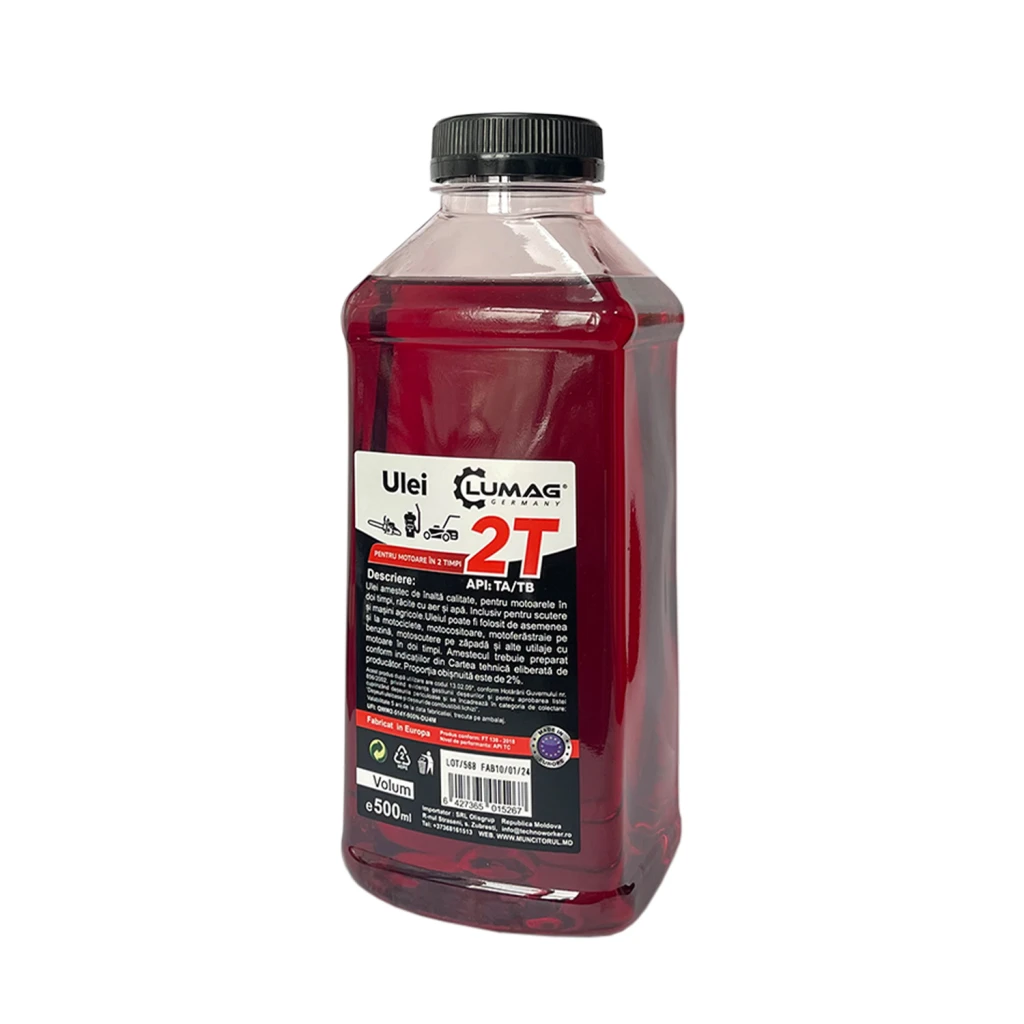 Двухтактное масло lumag 2t 0.5 л (произведено в ес) 2