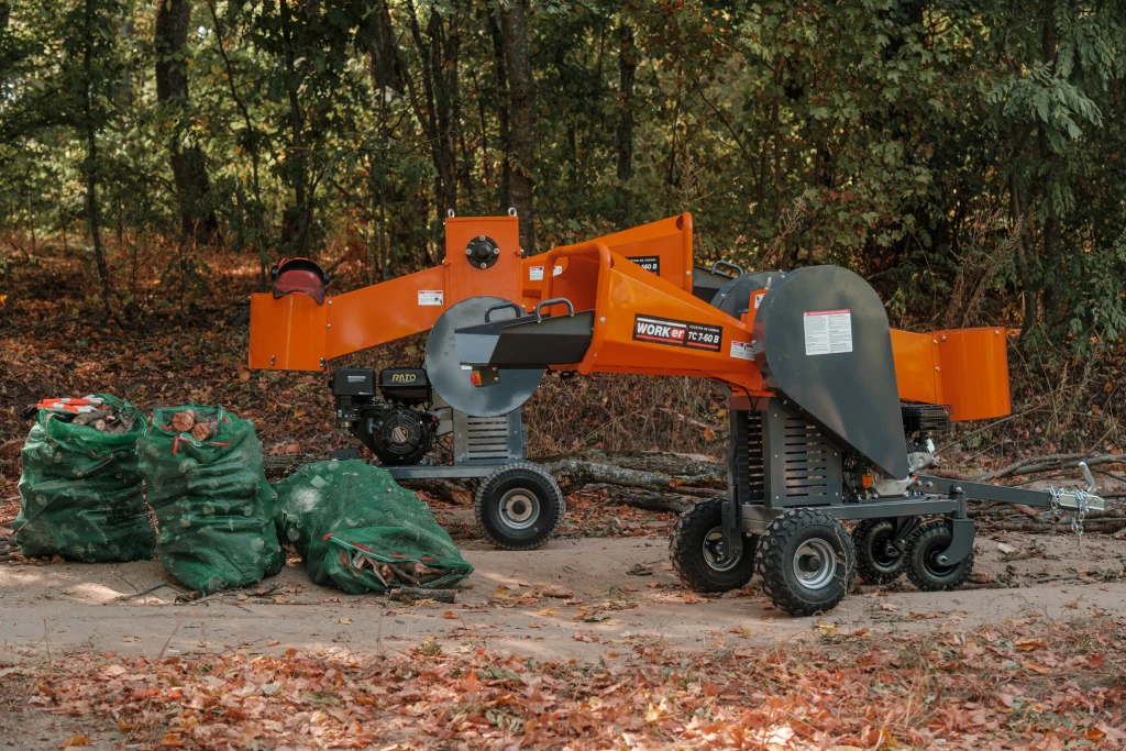 Измельчитель веток бензиновый technoworker tc 7-60 b  5