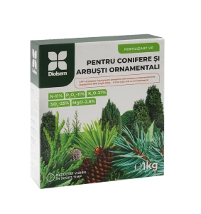Fertilizant granulat pt conifere si arbusti ornamentali 1kg