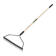 Grebla 16T din metal cu coada in lemn Micul Fermier