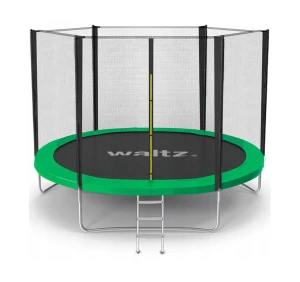 Батут WALTZ PE 1,82 Зеленый, внешняя сетка