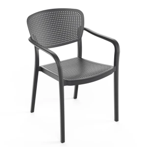 Scaun plastic jazz (antracit)