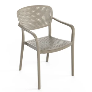 Scaun plastic jazz (capucino-bej)