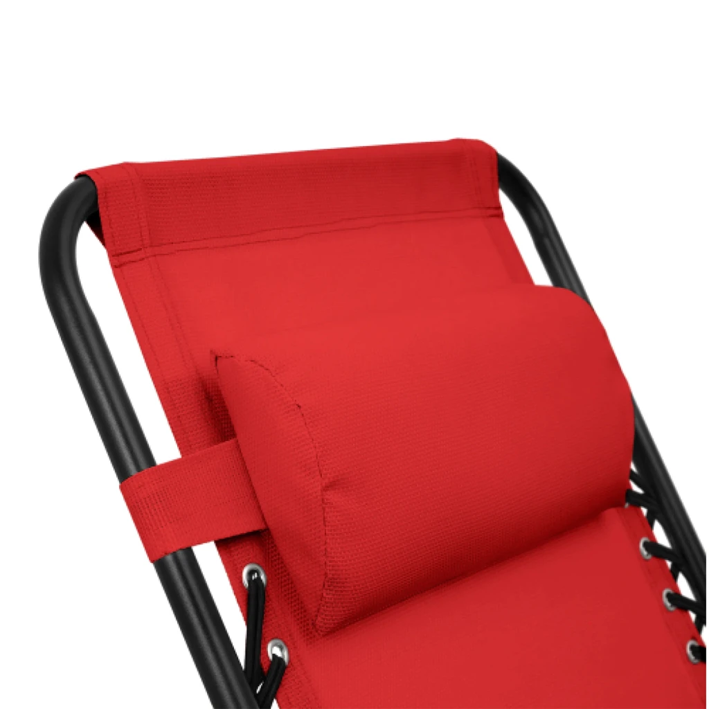 Scaun pliabil de gradina siesta (rosu) 4