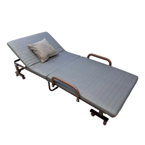 Складная кровать с матрасом Waltz L80 (Серый)