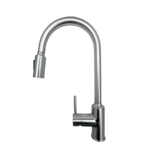 Кухонный смеситель SanDonna (CAMI Satin Nickel)