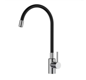 Смеситель для кухни SanDonna LOLA (Чёрный)