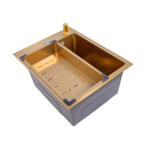 Кухонная мойка handmade SanDonna HD4050 (Золотистый)