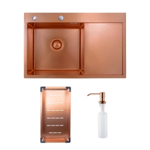 Кухонная мойка handmade SanDonna HD7850 (Медный)