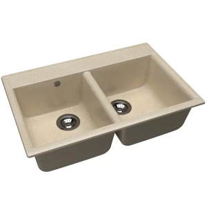 Кухонная мойка из камня Dr.Gans Astra 780х510х217 латте