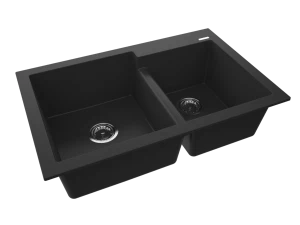 Кухонная мойка SanDonna Edyta 790 (Чёрный металлик)
