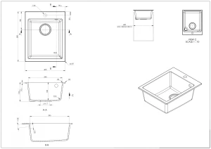 Vesta 400 chiuveta sandonna (bej nisip) Thumbnail 4