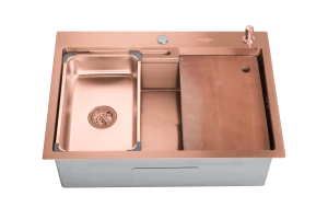 Chiuveta handmade sandonna hd7850 dubla auriu