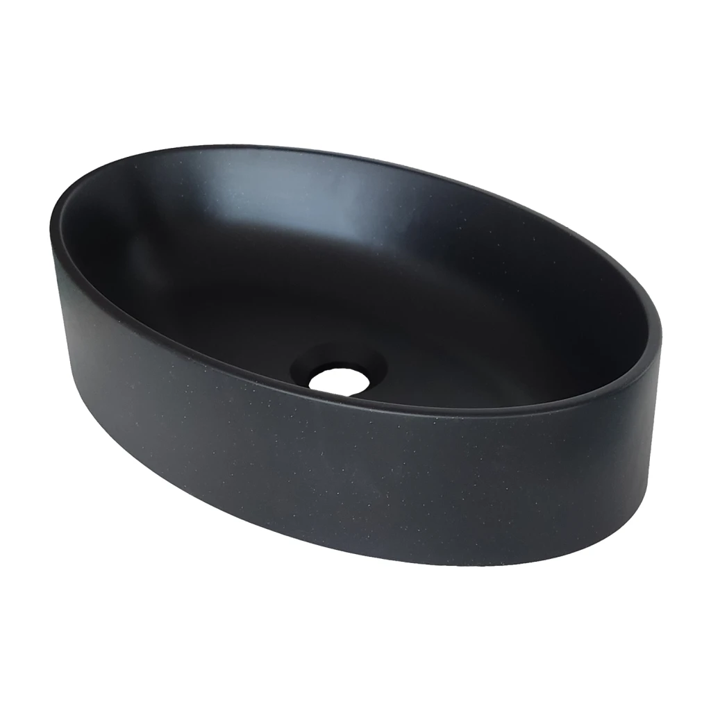 Arondi 500 lavoar sandonna pe blat (negru metalic) 3