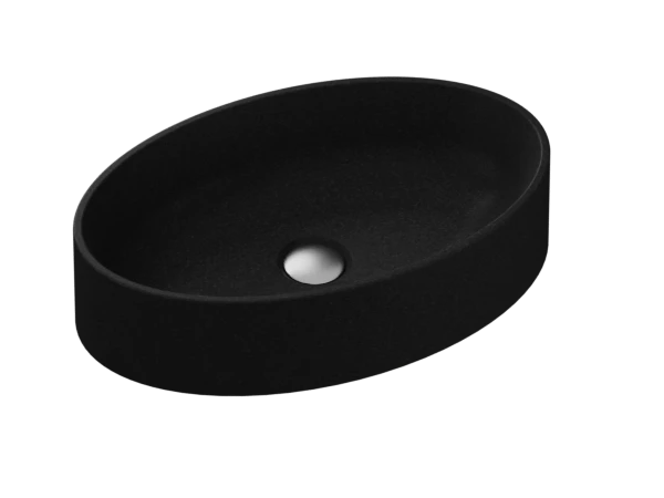 Arondi 500 lavoar sandonna pe blat (negru metalic) 4