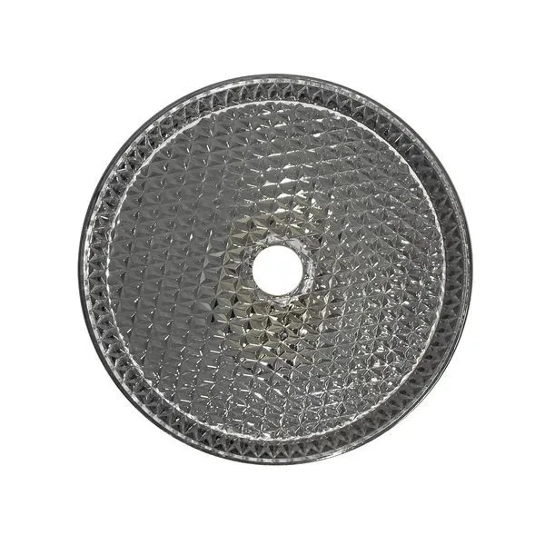 Lavoar din sticla securizata sandonna mira rotund (transparent-negru) 3