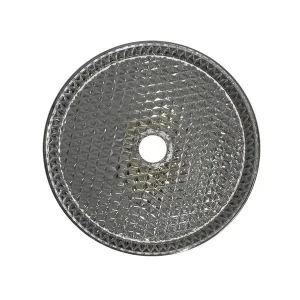 Lavoar din sticla securizata sandonna mira rotund (transparent-negru) Thumbnail 3