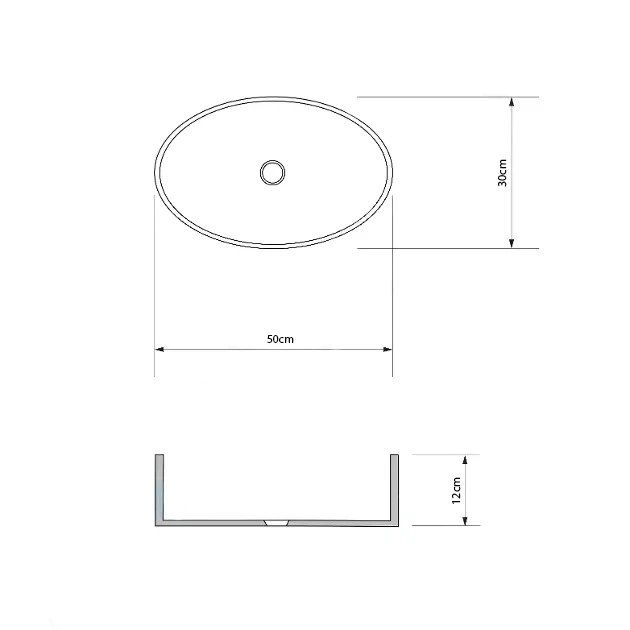 Раковина из закаленного стекла sandonna vela oval (золотистый) 2