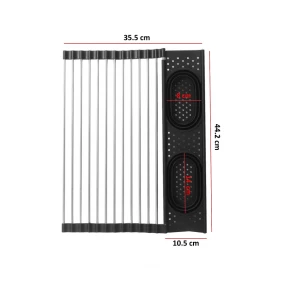 Suport rulant pentru uscare vase (14 tuburi)