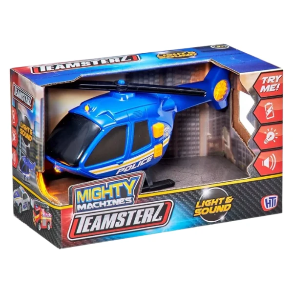 Elicopter de poliție teamsterz teamsterz, cu lumină și sunet 3