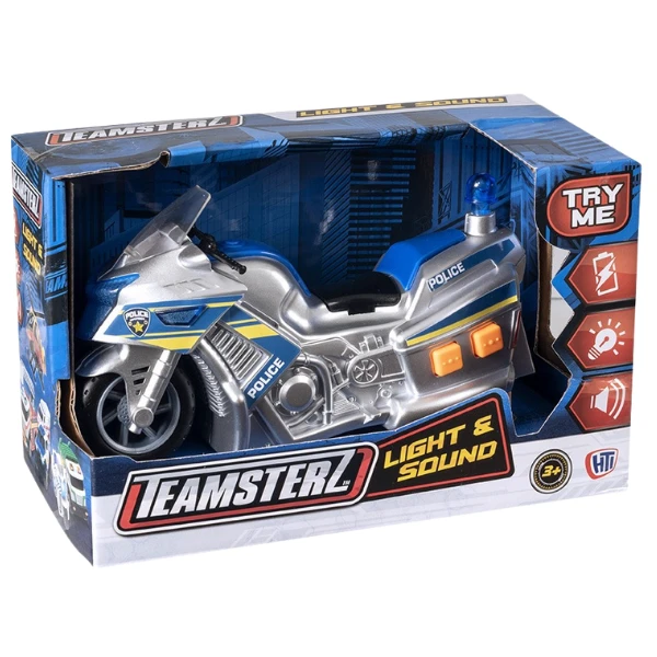 Motocicletă de poliție teamsterz, cu lumină și sunet 3