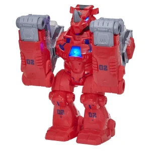 Robot rinocer cu pistă, lumină și sunet teamsterz Thumbnail 4