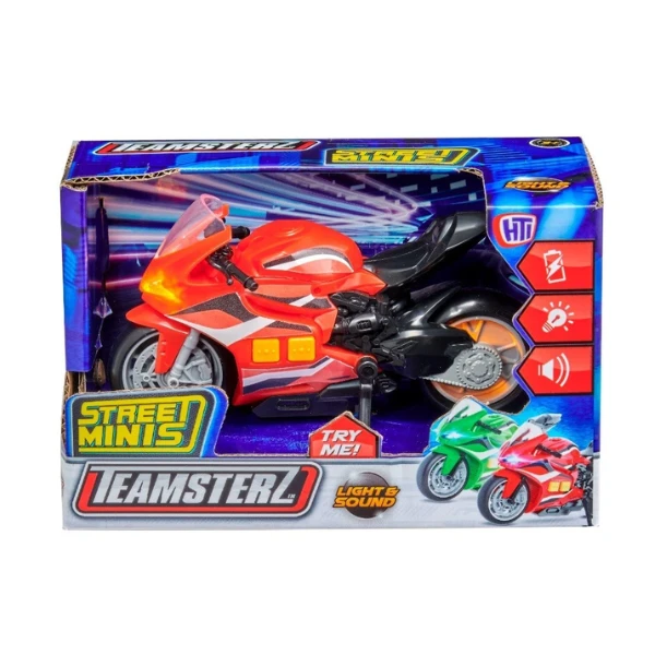 Motocicletă teamsterz, cu lumini și sunete, în as. 4