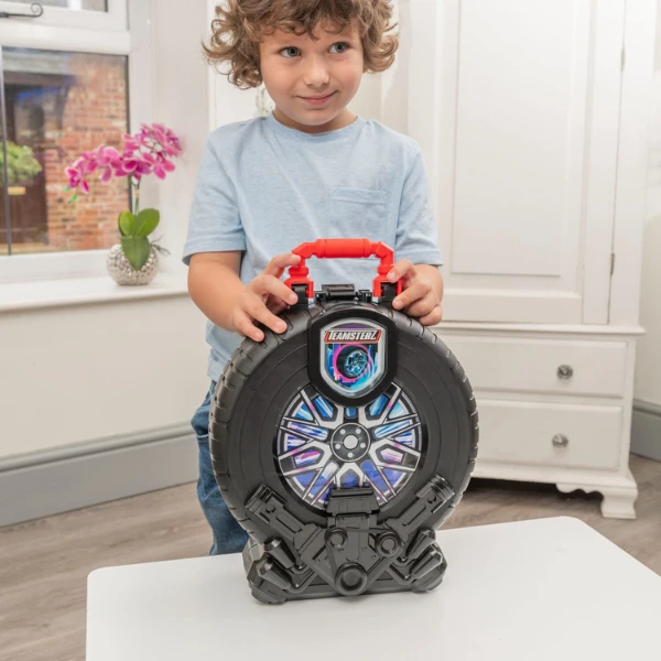 Set de joacă: "packaway wheel" cu 1 mașinuță teamsterz 5
