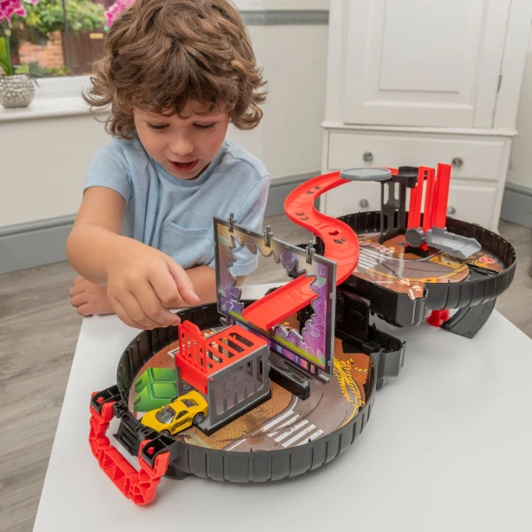 Set de joacă: "packaway wheel" cu 1 mașinuță teamsterz 3