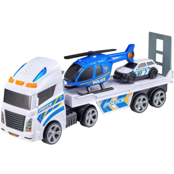 Transportor de poliție teamsterz cu elicopter și mașină 2