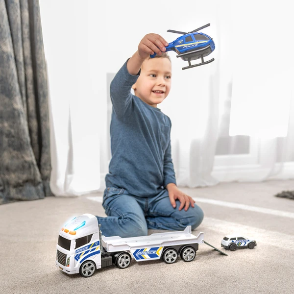 Transportor de poliție teamsterz cu elicopter și mașină 5