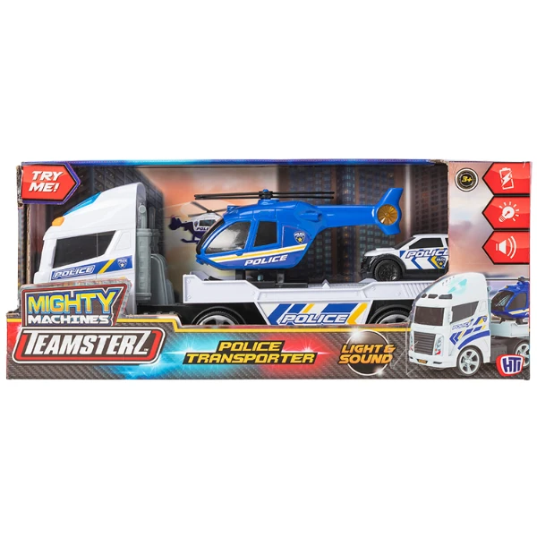 Transportor de poliție teamsterz cu elicopter și mașină 3
