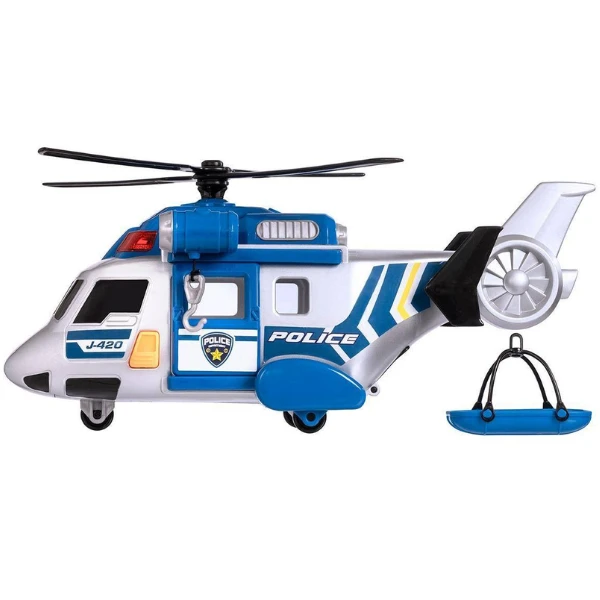 Elicopter de salvare al poliției teamsterz, cu lumină și sunet 4