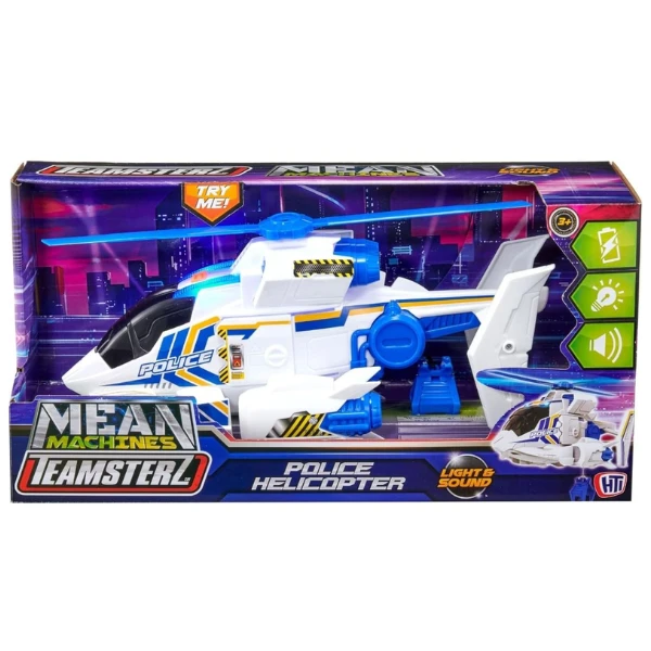 Elicopter de poliție teamsterz, cu lumină și sunet 5